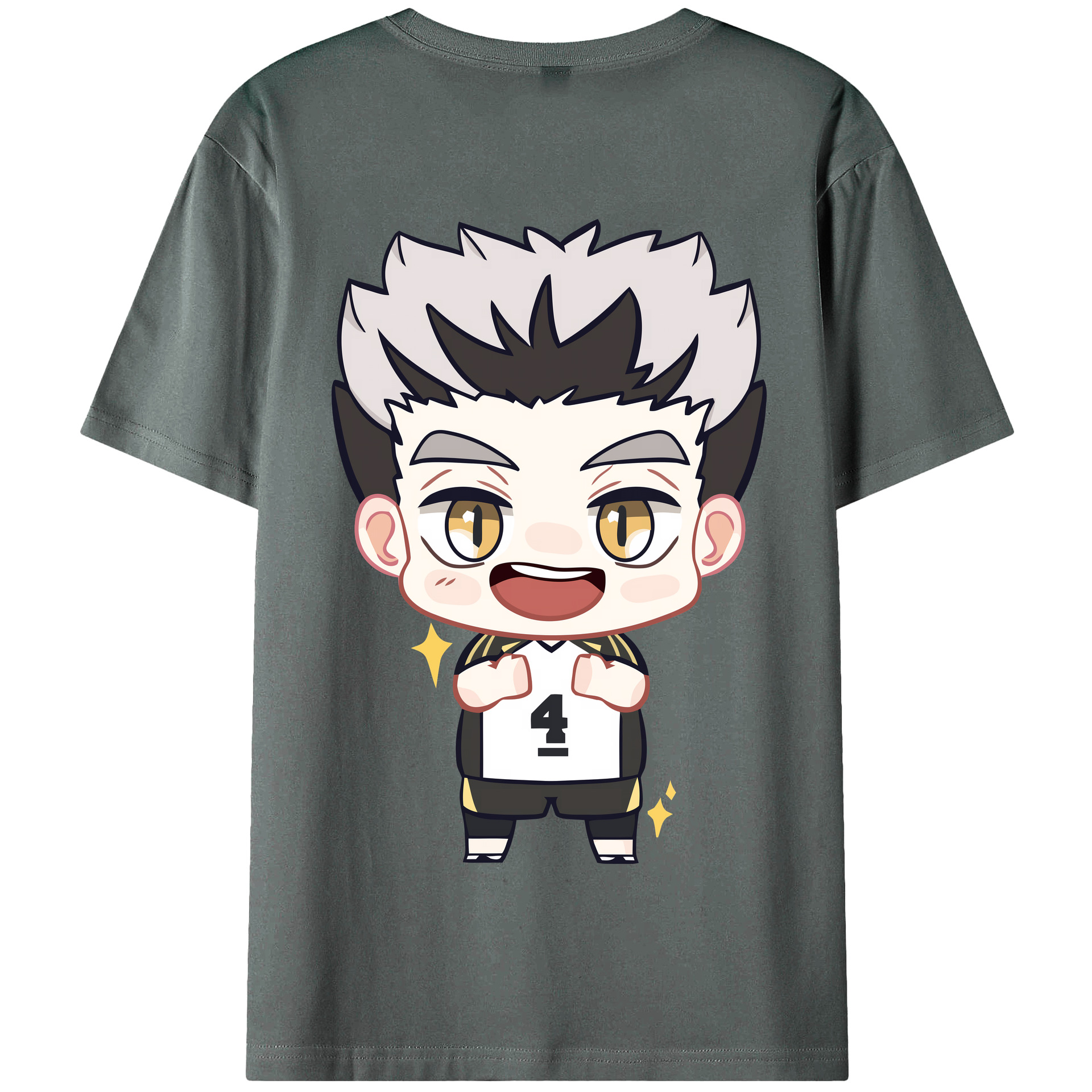 （画像用） ハイキュー!! Haikyu!! 綿100％半袖Tシャツ（背面プリント）